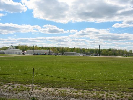 Spartan Speedway (Corrigan Oil Speedway) - Long Shot Photo From Water Winter Wonderland (newer photo)